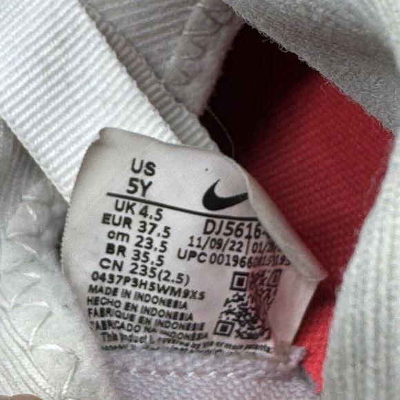 Nike Jr Zoom Superfly 9 Academy Turf FA23 White Youth Size 5Y DJ5616-600 EUC - Picture 7 of 7